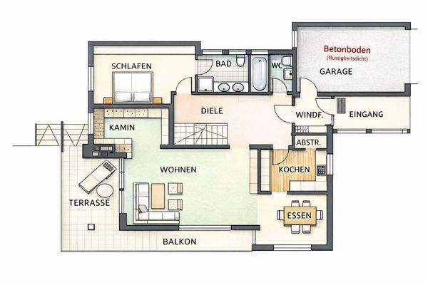 Grundriss Erdgeschoss