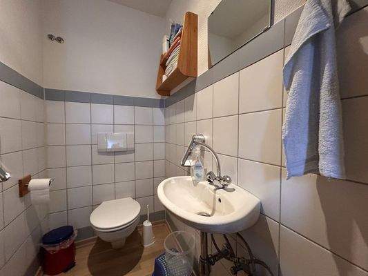 Gäste WC im Nebengebäude