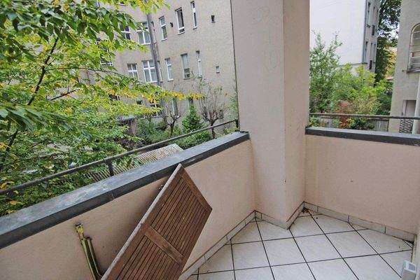 Balkon mit Westausrichtung