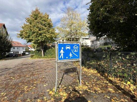 Hinweis Spielstraße 