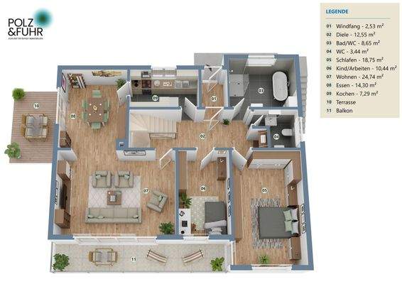 Grundriss Erdgeschoss