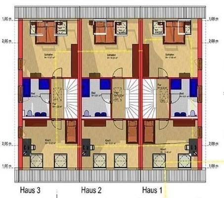 Dachgeschoss der EG-Wohnung Süd 