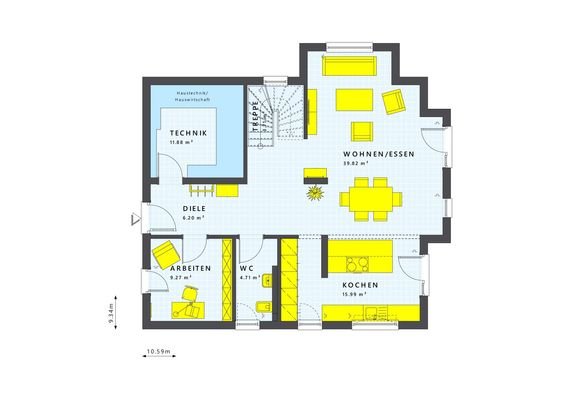 Grundriss Sunshine 164 Variante 5