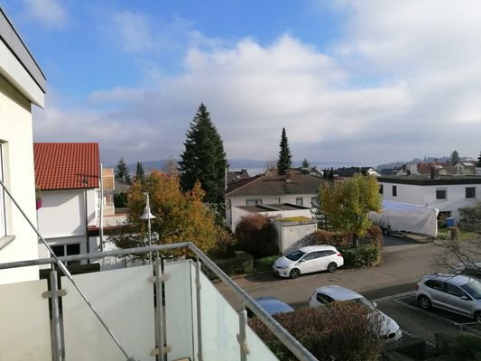 Blick vom Balkon