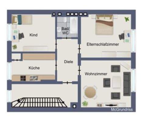 Grundriss 1. Obergeschoss