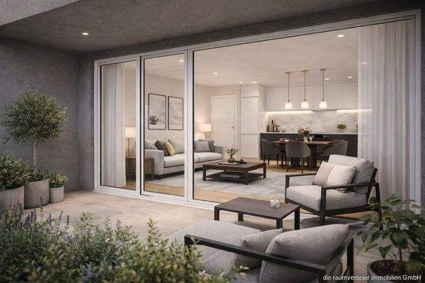 Visualisierung Terrasse