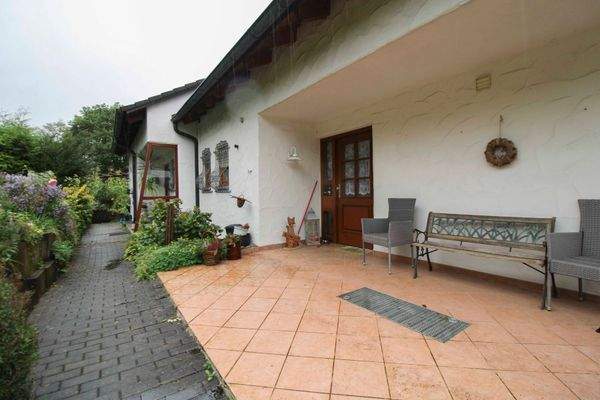 Hausansicht Eingangsbereich