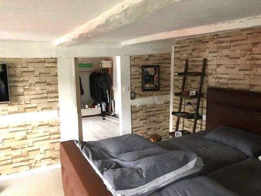 Teilansicht vom Schlafzimmer 