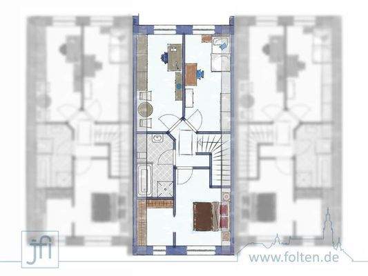 Grundriss Obergeschoss