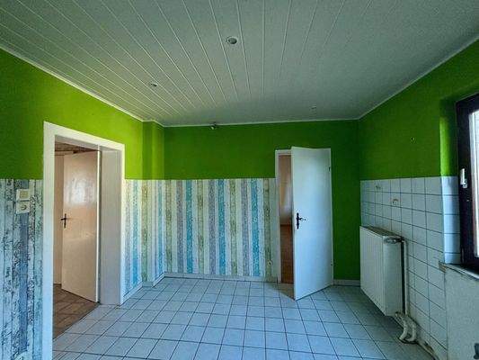 2. Perspektive der Küche im Erdgeschoss