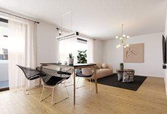 Visualisierung Wohn-/Essbereich