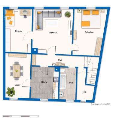 Grundriss Obergeschoss