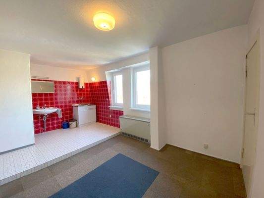 Bad- und Küchenkombination