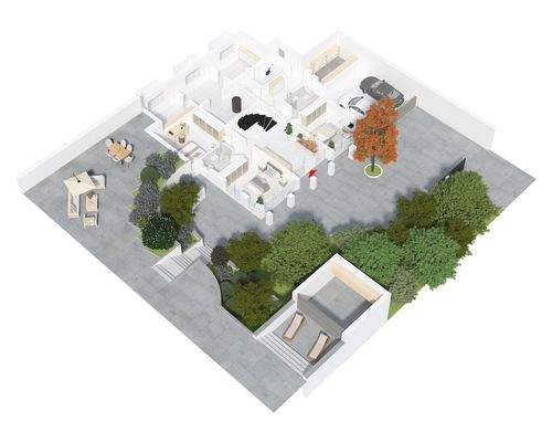 Außenbereiche am Haus