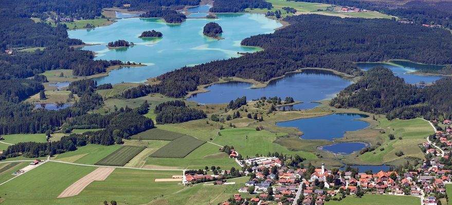 herrliche Umgebung zB. Osterseen
