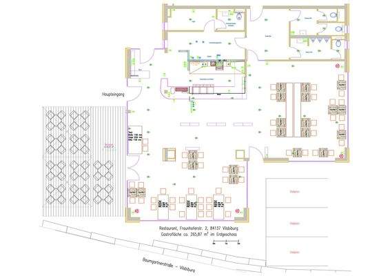 Grundriss Restaurant