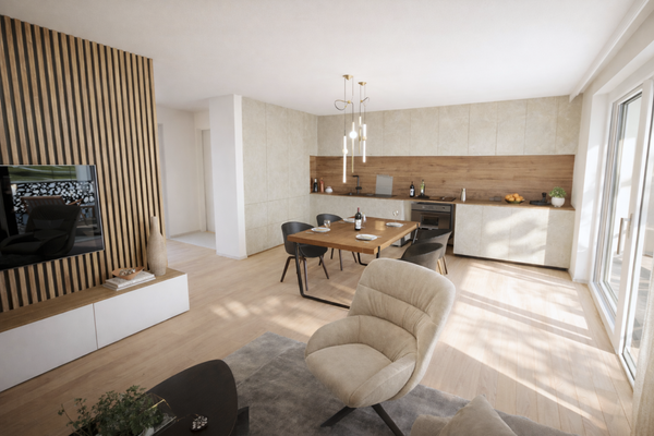 Whg 13 - offene Küche