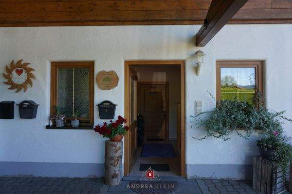 der Zugang zum Wohnhaus