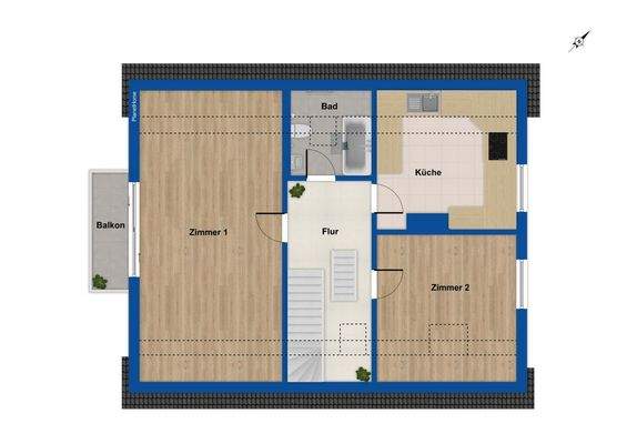 Grundriss - Dachgeschoss