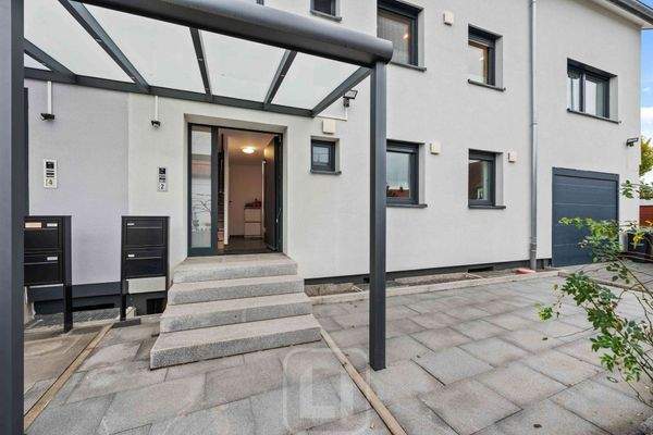 Überdachter Hauseingang