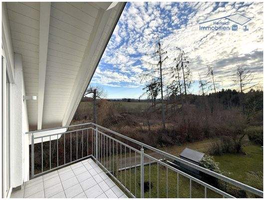 Südbalkon mit Alpenpanorama im DG