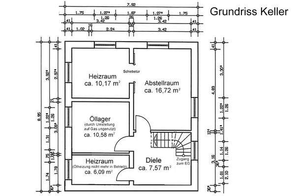 Grundriss Kellergeschoss