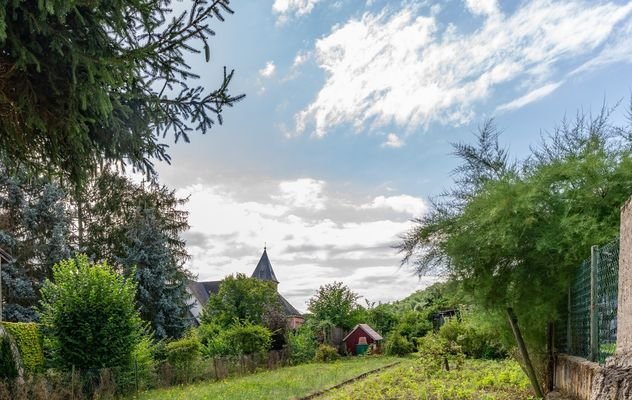 Aussicht in den künftigen Garten