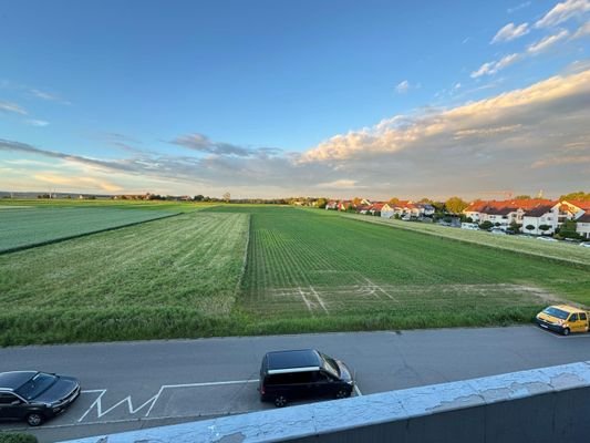 Aussicht aus dem Balkon