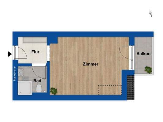 Grundriss Wohnung