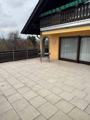 Terrasse im Erdgeschoss