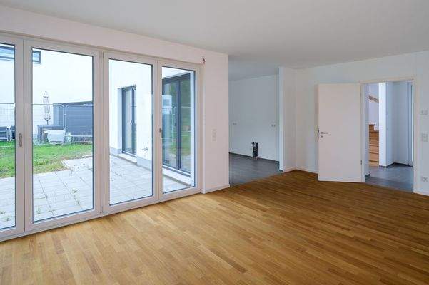 Wohnraum und Küchenbereich