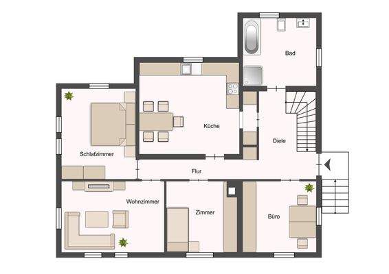 Grundriss Erdgeschoss