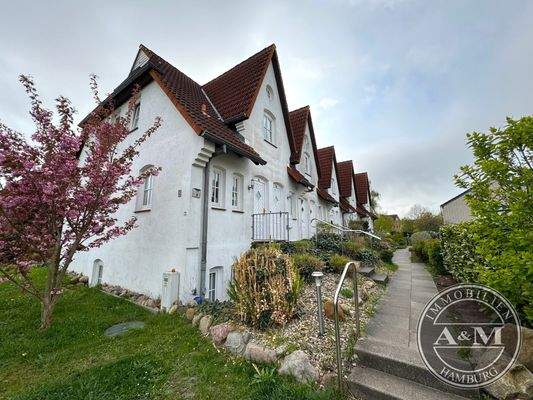 idyllischen Reihenhaussiedlung