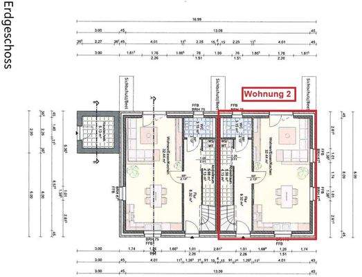 Grundriss Erdgeschoss Whg 2