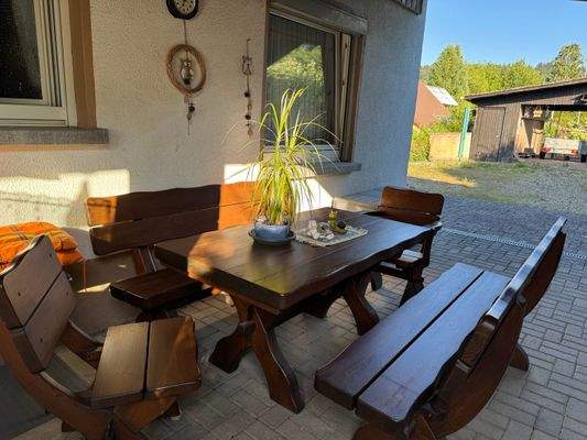 Überdachte Terrasse OG