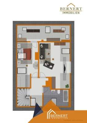 Grundriss visualisiert DG