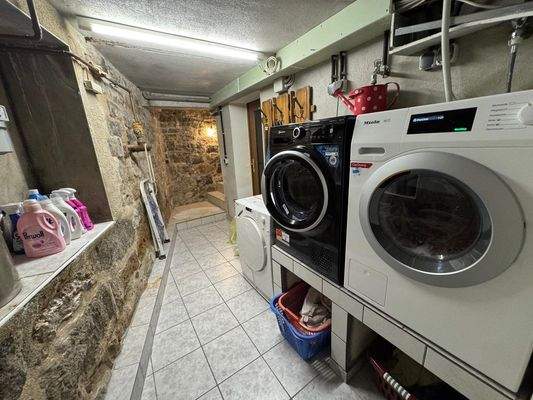 WM-Raum in sanierten Keller
