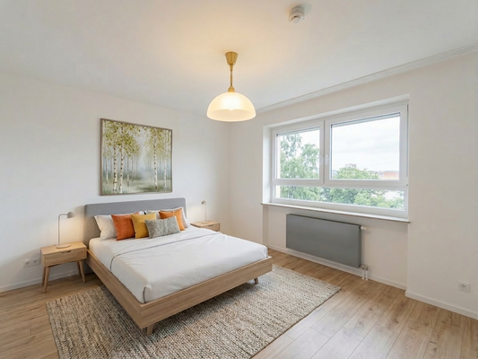 Beispiel modernsiertes Schlafzimmer