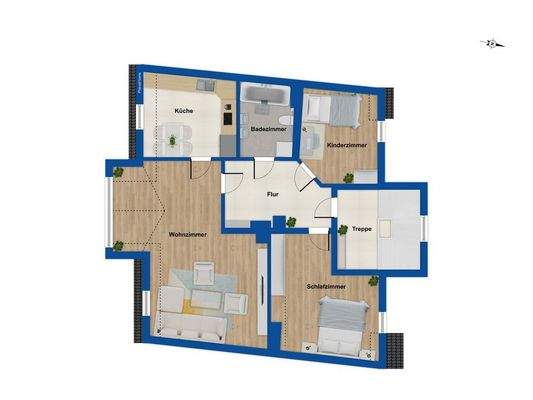 Grundriss Dachgeschoss