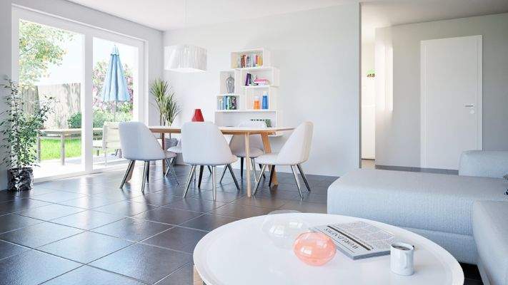 Wohnbereich (Wohnbeispiel, Visualisierung)