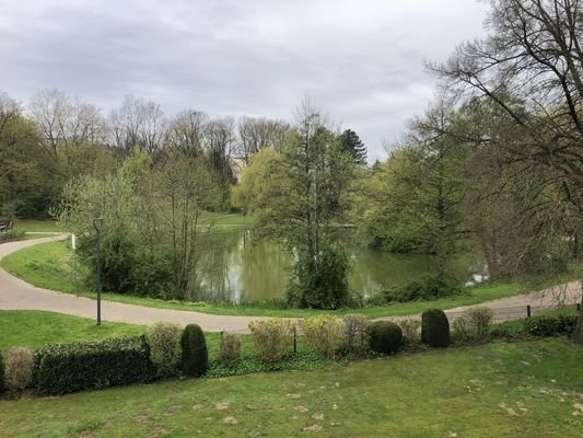 Blick ins Grüne vom Schlafzi.