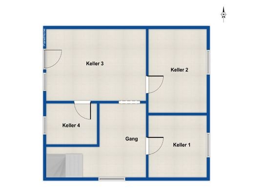 Grundriss Keller
