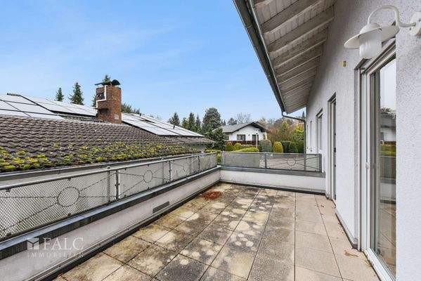 Terrasse nach Nordwesten