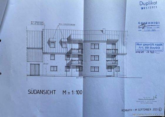 Planung nach Sanierung Ansicht