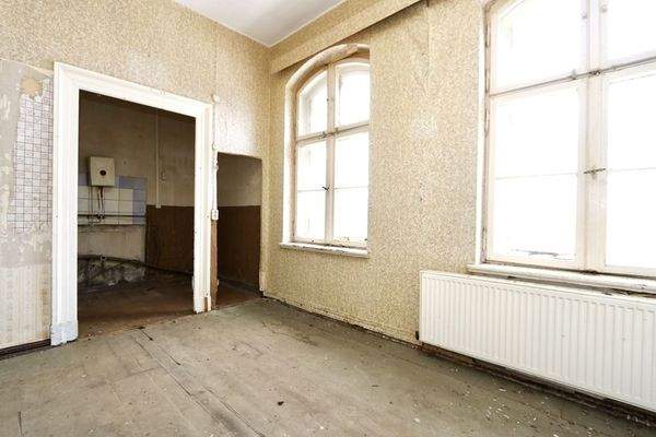 Die ehemalige Wohnungen für Bahnbeamte