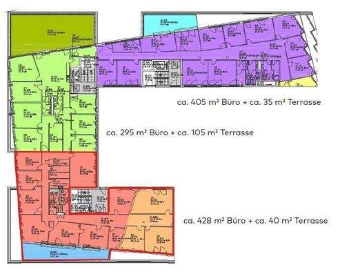 BÜRO / 5. OG / ca. 1.309 m²
