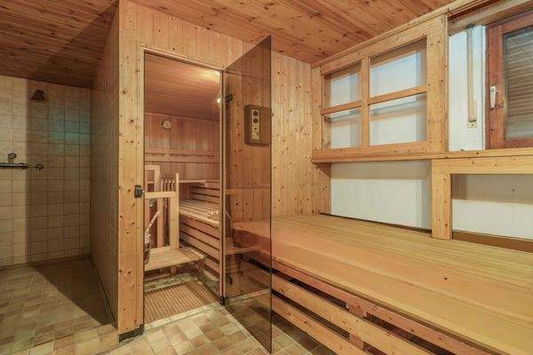 Sauna im Keller 