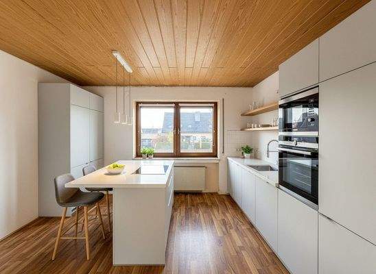 EG Kochbereich mit Einrichtungsbeispiel