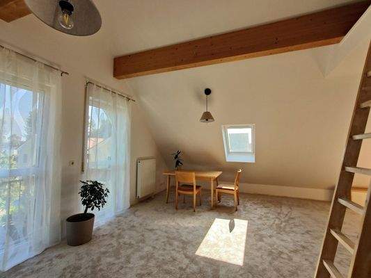 Dachgeschoß, offener Giebel