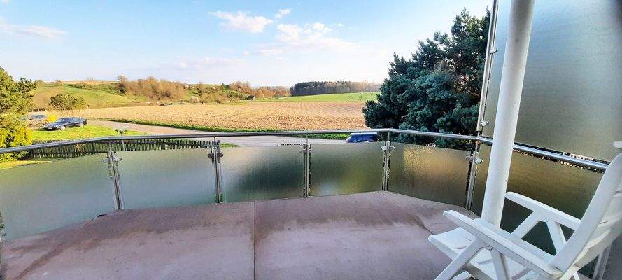 Balkon mit freiem Blick